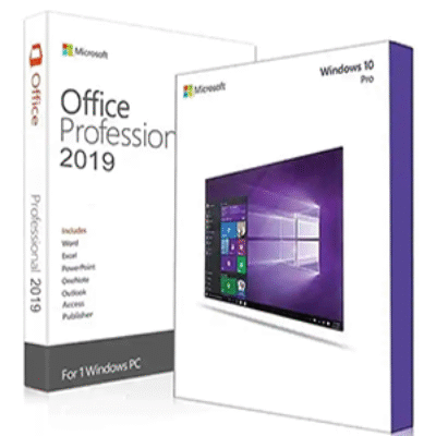 Windows 10 Pro + Office 2019 Professional plus  lifetime key (online)